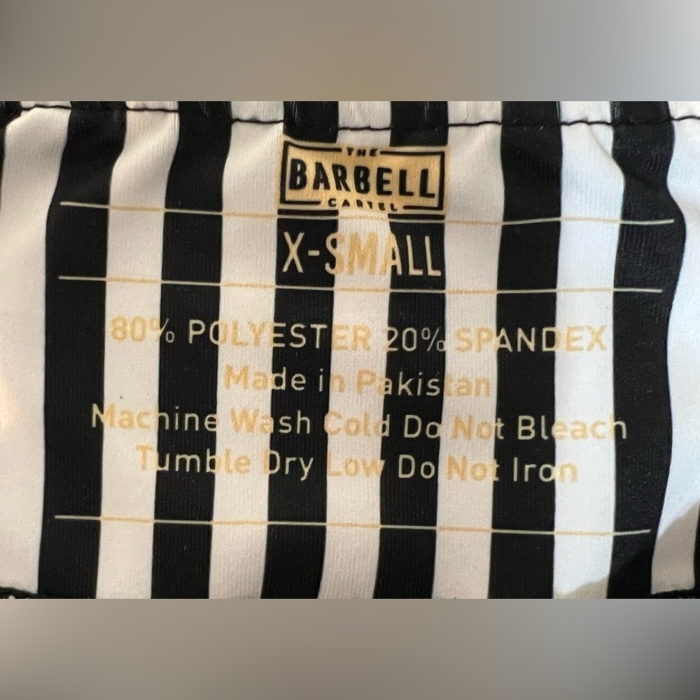 The Barbell Cartel Gym Shorts Comp Shorts XS R1 - Picture 7 of 12